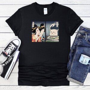 Woman Yelling at a Cat, Cool T Shirt Unisex